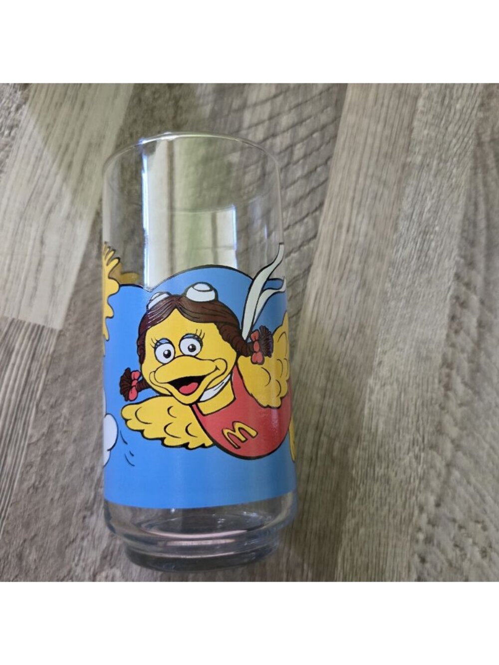 McDonald's Vintage 1980s Hamburglar Birdie Glass Set Retro Fast Food Drinkware - Picture 3 of 12